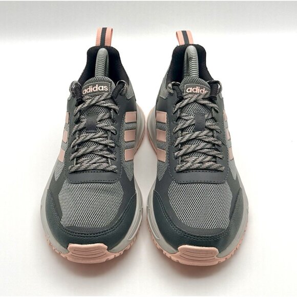 adidas Women's Rockadia Trail 3 Cloadfoam Gray Running Shoes Size 6.5 - Picture 3 of 8